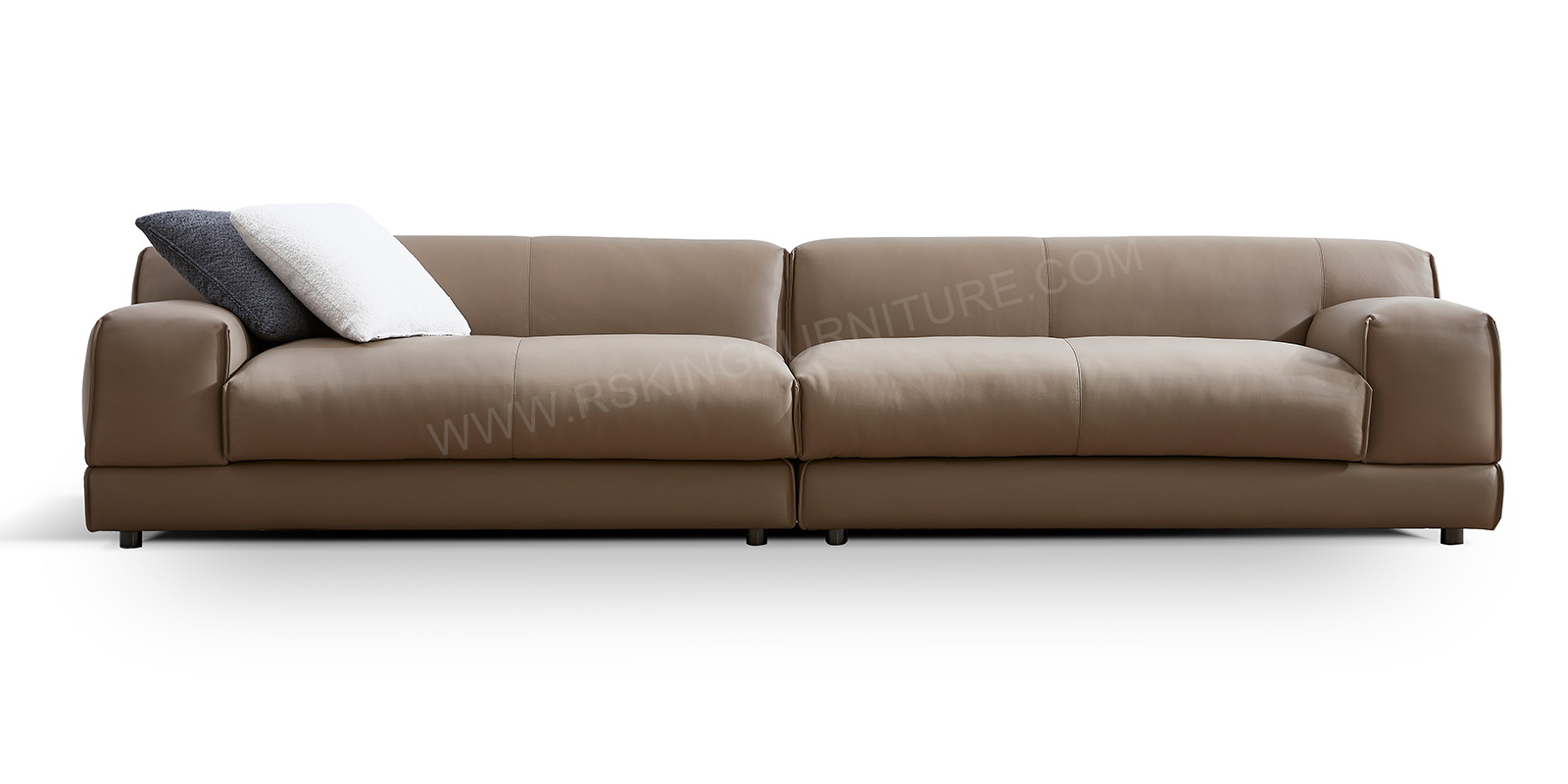 RSK2301 Custom Extra Long Modern Leather Sofa