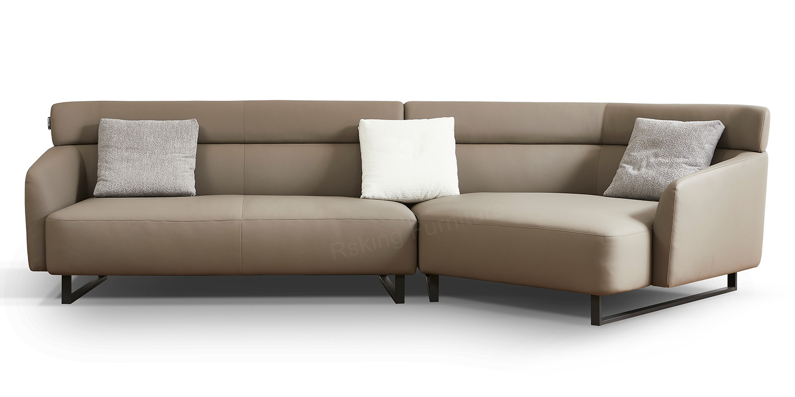 RSK2419 Modern Sectional Sofa Furniture with Angled Chaise